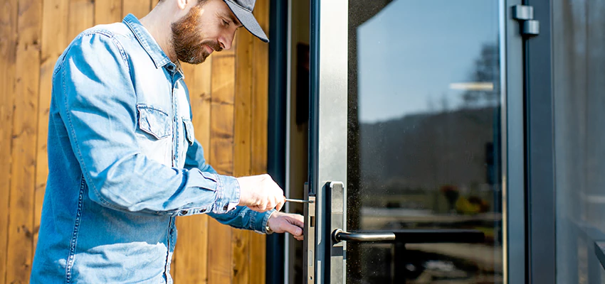 Frameless Glass Storefront Door Locks Replacement in Montebello, CA